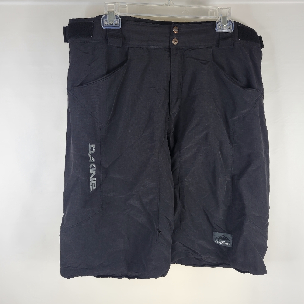 Dakine Black Mountain Bike/BMX Shorts Hook & Loop Sides Small Hole See Pics XL